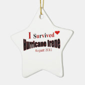 Ik heb orkaan Irene Ornament overleven (Links)
