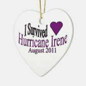Ik heb orkaan Irene Ornament overleven (Links)