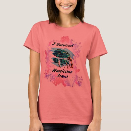 Ik heb orkaan Irma overleefd T-shirt (Voorkant)