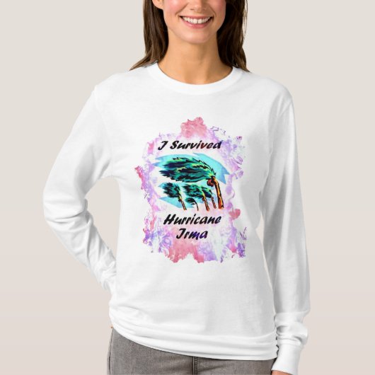 Ik heb orkaan Irma overleefd T-shirt (Voorkant)