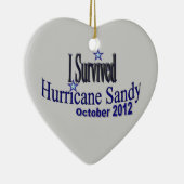 Ik heb orkaan Sandy Ornament overleven (Rechts)