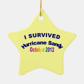 Ik heb orkaan Sandy Ornament overleven