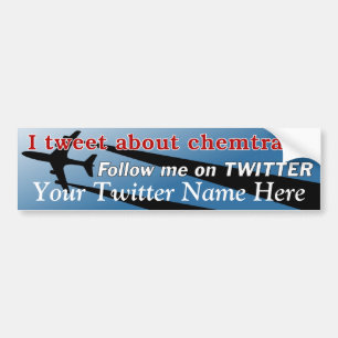 Ik heb over Chemtrails gesproken Bumpersticker