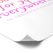 Ik heb overal naar je gezocht. Trendy print. Poster (Hoek)