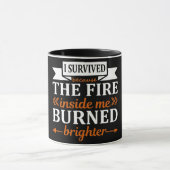 Ik heb overleefd omdat de brand in mij mok (Midden)