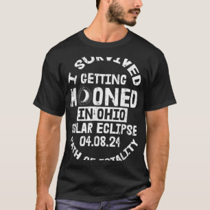 Ik heb overleefd toen ik in Ohio Solar Eclipse AP T-shirt