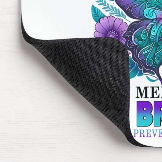 Ik heb Paarse Blauwgroen Draag ter nagedachtenis a Muismat (Hoek)