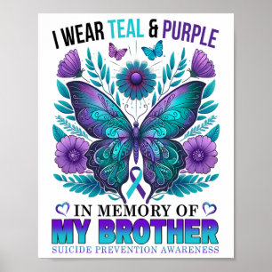 Ik heb Paarse Blauwgroen Draag ter nagedachtenis a Poster