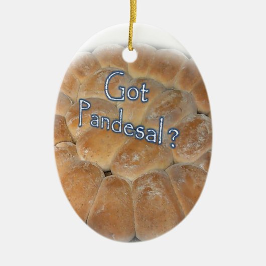 Ik heb Pandesal, Filipino... Keramisch Ornament (Voorkant)
