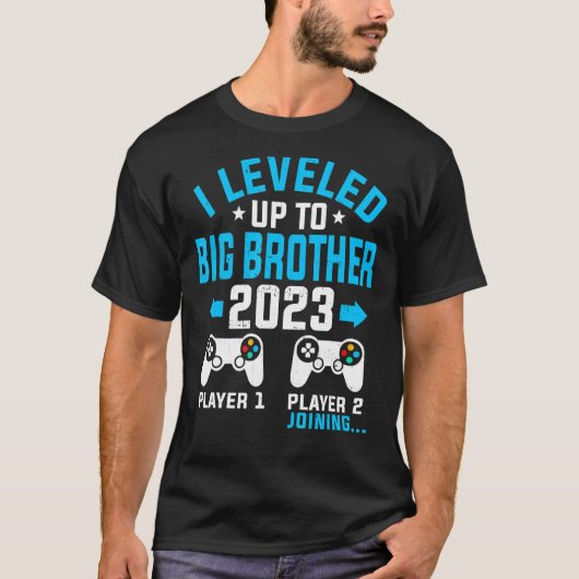Ik heb papa 2023 snel een grote broer gegeven. t-shirt (Voorkant)