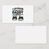 Ik heb papa 2023 zo snel tot vader gemaakt. visitekaartje (Voorkant / Achterkant)