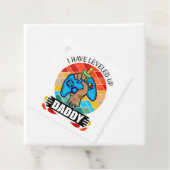 Ik heb papa opgevoed. bedankjes labels (In situ)