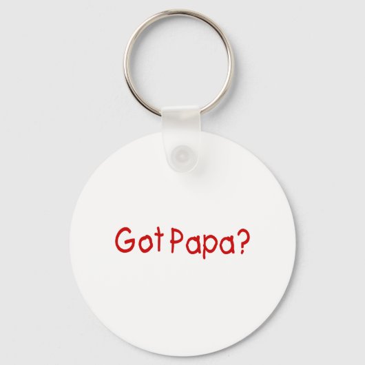 Ik heb Papa (rood) Sleutelhanger (Voorkant)