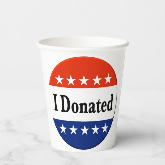 Ik heb papieren bekers (Achterkant)