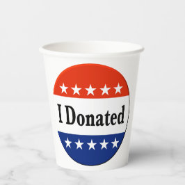 Ik heb papieren bekers