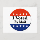 Ik heb per post gestemd briefkaart (Voorkant)