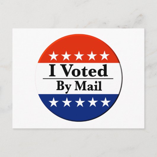 Ik heb per post gestemd briefkaart (Voorkant)