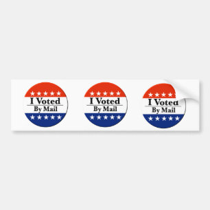 Ik heb per post gestemd bumpersticker