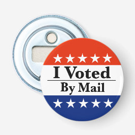 Ik heb per post gestemd button flesopener