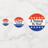 Ik heb per post gestemd confetti (Achterkanten)