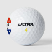 Ik heb per post gestemd golfballen (Logo)