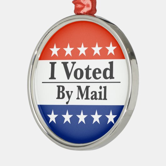 Ik heb per post gestemd metalen ornament (Links)