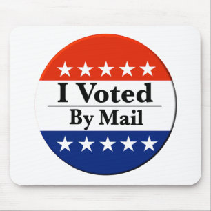 Ik heb per post gestemd muismat