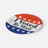 Ik heb per post gestemd papieren bordje (Gekanteld)