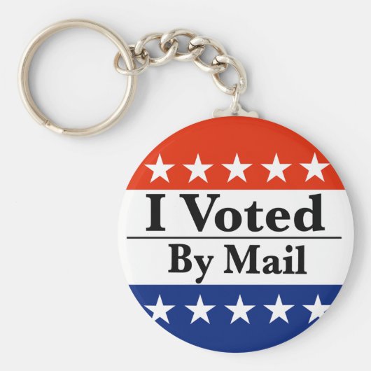 Ik heb per post gestemd sleutelhanger (Voorkant)