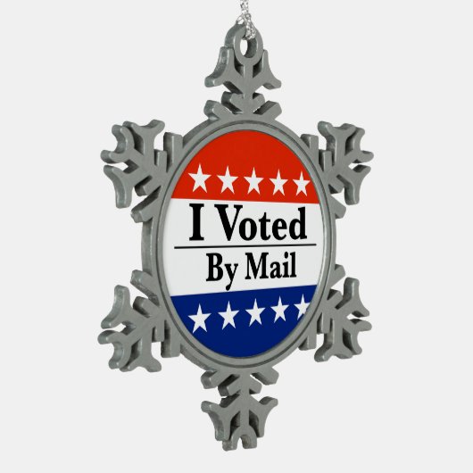 Ik heb per post gestemd tin sneeuwvlok ornament (Links)