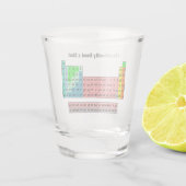 Ik heb periodiek een Shot-Periodic Table nodig Shot Glas (Achterkant)
