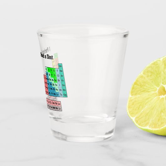 Ik heb periodiek een Shot-Periodic Table nodig Shot Glas (Rechts)