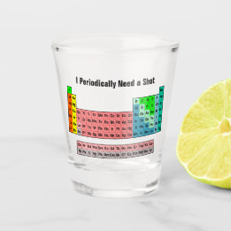 Ik heb periodiek een Shot-Periodic Table nodig Shot Glas