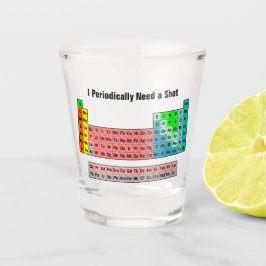 Ik heb periodiek een Shot-Periodic Table nodig Shot Glas