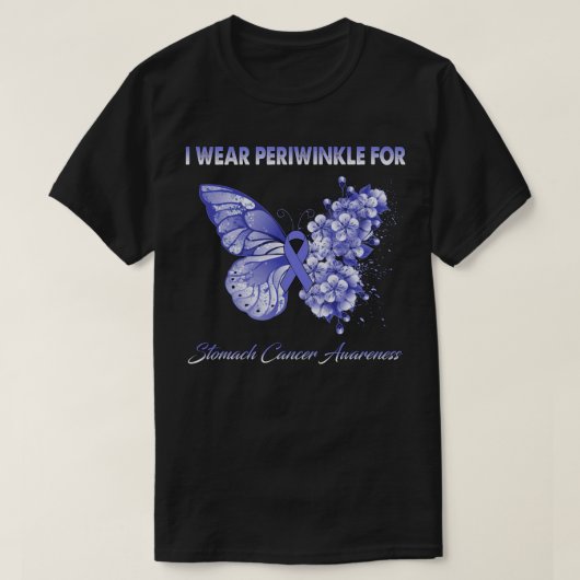 Ik heb Periwinkle Draag voor het bewustzijn van ma T-shirt (Design voorkant)