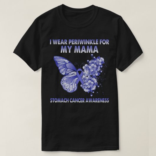 Ik heb Periwinkle Draag voor mijn mammaire maagkan T-shirt (Design voorkant)