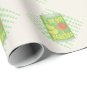 Ik heb perziken van Tin fruit Cadeaupapier (Rol Hoek)