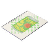 Ik heb perziken van Tin fruit Notitieboek (Linkerzijde)