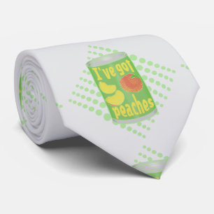 Ik heb perziken van Tin fruit Stropdas
