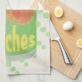 Ik heb perziken van Tin fruit Theedoek (Quarter Fold)