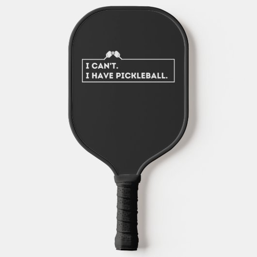Ik heb Pickleball niet. Pickleball Paddle (Achterkant)