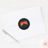 Ik heb Pikes Peak geklommen Ronde Sticker (Envelop)