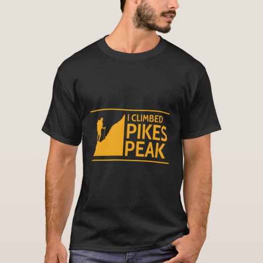 Ik heb Pikes Peak geklommen T-shirt (Voorkant)