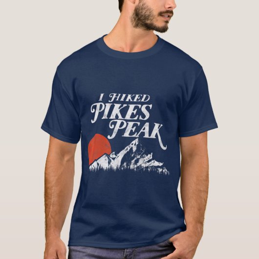 Ik heb Pikes Peak Retro Souvenir Colorado T-shirt (Voorkant)