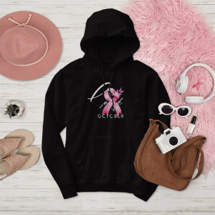Ik heb Pink Draag in Oktober Breast Cancer Awarene Hoodie
