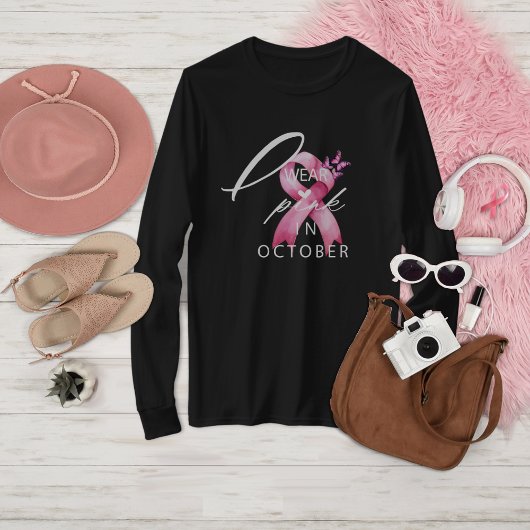 Ik heb Pink Draag in Oktober Breast Cancer Awarene T-shirt