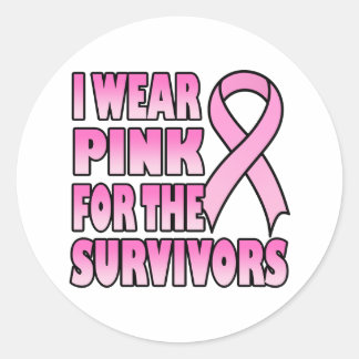 Ik heb Pink Draag voor de Survivors Sticker