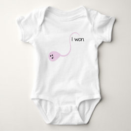 Ik heb Pink Funny Baby T-shirt gewonnen