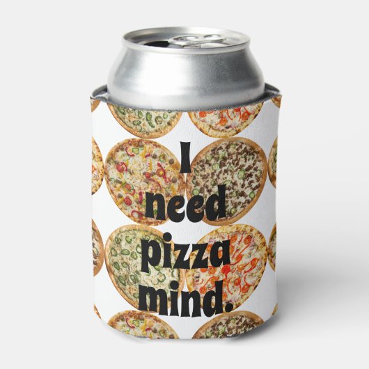 Ik heb pizza geest nodig. blikjeskoeler (Blikje Voorkant)
