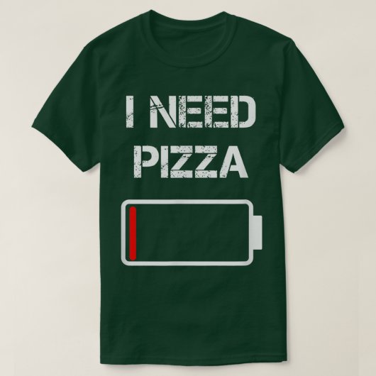 Ik heb PizzaItaliaanse FoodPizza LoverFunny Pizza  T-shirt (Design voorkant)